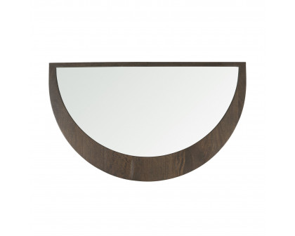 Mercana Celeste Small Mirror - Dark Brown