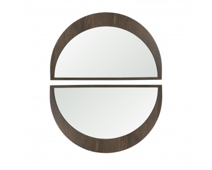 Mercana Celeste Small Mirror - Dark Brown