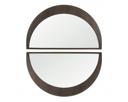 Mercana Celeste Large Mirror - Dark Brown