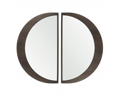 Mercana Celeste Large Mirror - Dark Brown