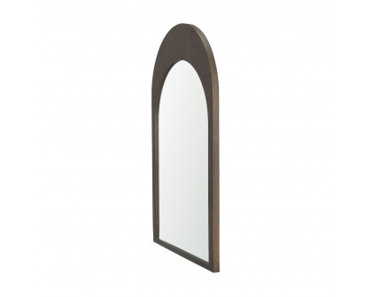 Mercana Celeste Arched Mirror - Dark Brown