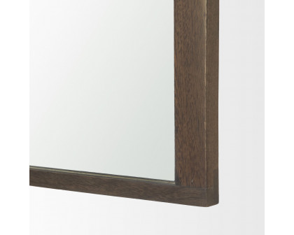 Mercana Celeste Arched Mirror - Dark Brown