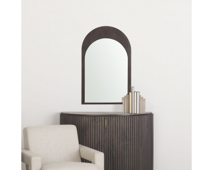 Mercana Celeste Arched Mirror - Dark Brown