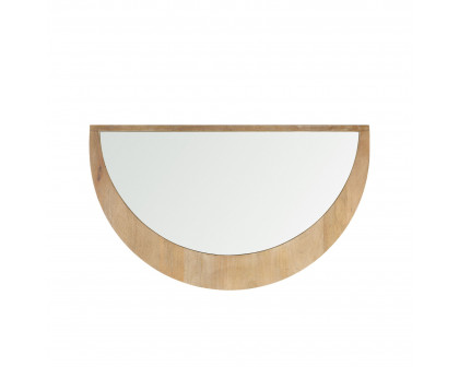 Mercana Celeste Small Mirror - Light Brown