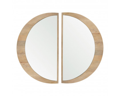 Mercana Celeste Large Mirror - Light Brown