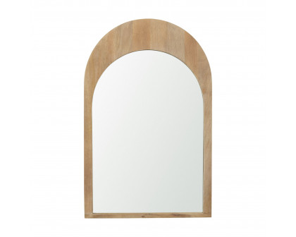 Mercana Celeste Arched Mirror - Light Brown