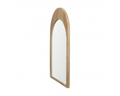 Mercana Celeste Arched Mirror - Light Brown