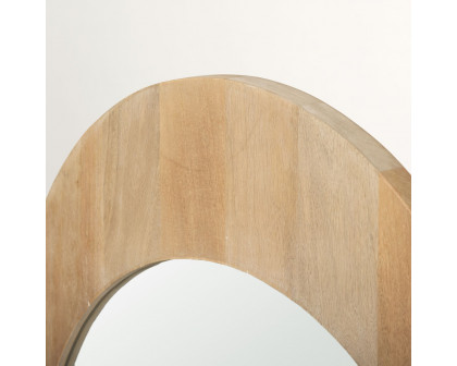 Mercana Celeste Arched Mirror - Light Brown