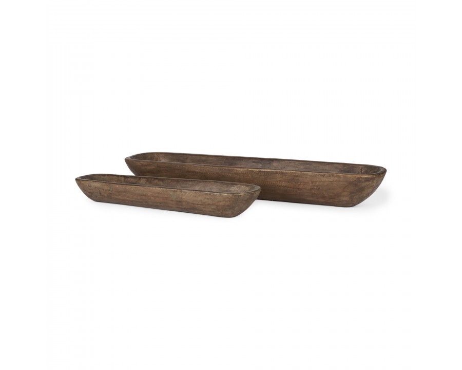 Mercana - Athena Reclaimed Wood Trays (Set)