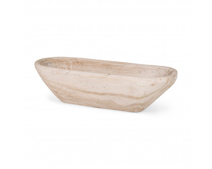 Mercana - Athena Oblong Reclaimed Wood Bowl