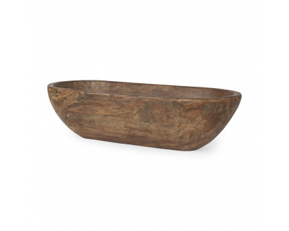 Mercana - Athena Oblong Reclaimed Wood Bowl