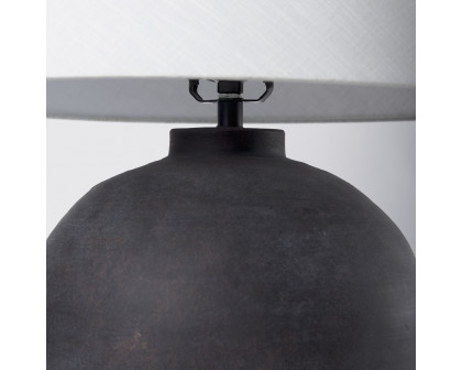 Mercana Marvin Ceramic Table Lamp - Black