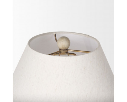 Mercana Marvin Ceramic Table Lamp - Taupe