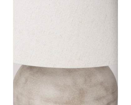 Mercana Marvin Ceramic Table Lamp - Taupe