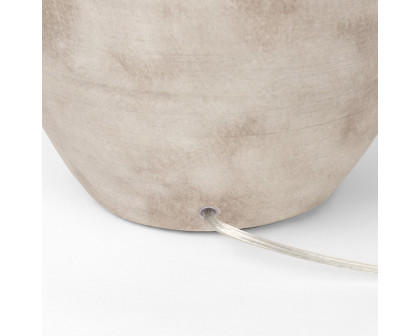 Mercana Marvin Ceramic Table Lamp - Taupe