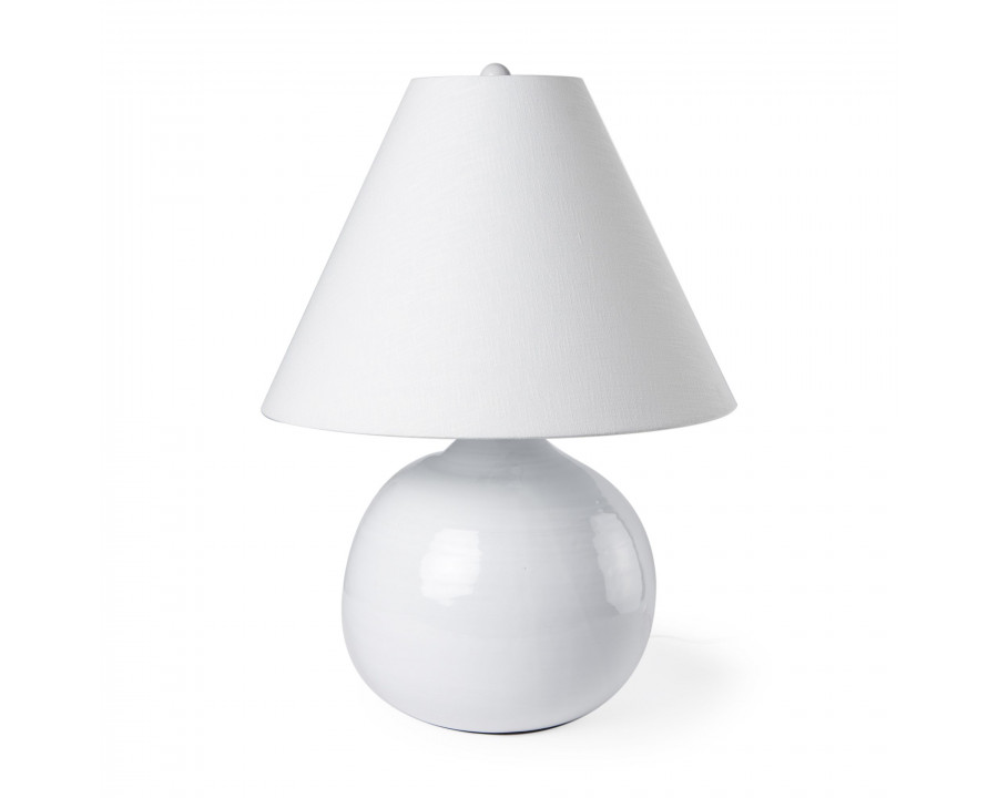 Mercana Mehdi Ceramic Table Lamp - White