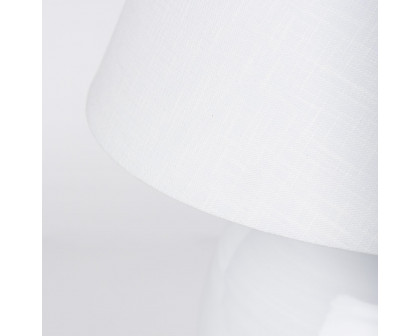 Mercana Mehdi Ceramic Table Lamp - White