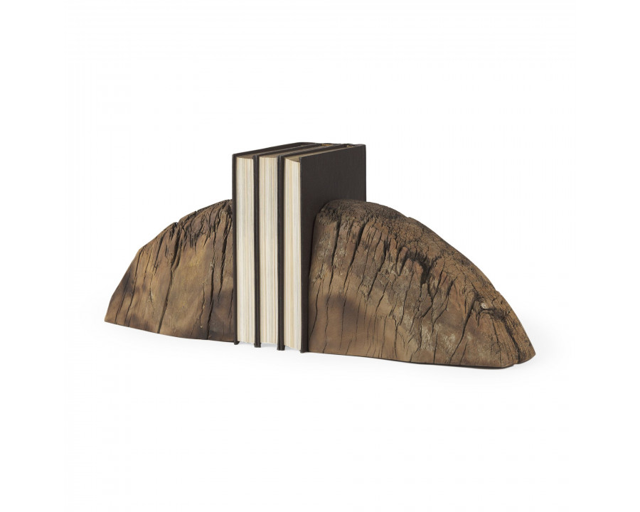 Mercana - Incana Handmade Reclaimed Wooden Bookends