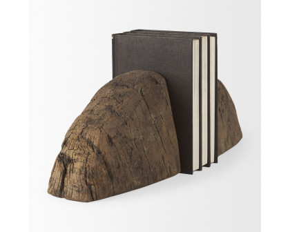 Mercana - Incana Handmade Reclaimed Wooden Bookends