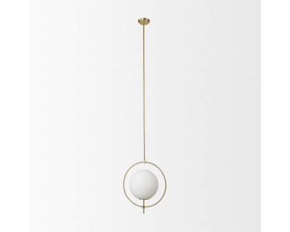 Mercana Farrah Pendant Light with Gold Metal - Gold