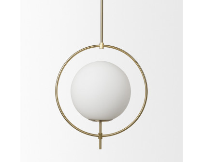 Mercana Farrah Pendant Light with Gold Metal - Gold