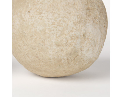 Mercana Sunita Paper Mache Orbs (Set of 3) - Beige