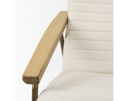 Mercana Grosjean Accent Chair - Cream