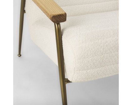 Mercana Grosjean Accent Chair - Cream