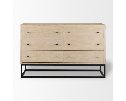 Mercana Ciara Sideboard - Beige, Fir Veneer