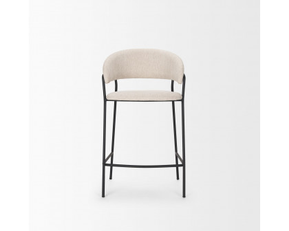 Mercana Carolyn 36" Counter Stool - Oatmeal