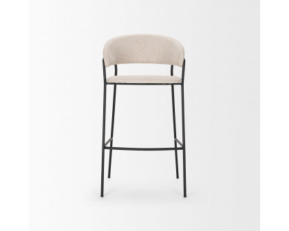 Mercana Carolyn 40" Counter Stool - Oatmeal