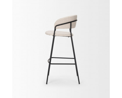 Mercana Carolyn 40" Counter Stool - Oatmeal