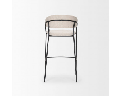 Mercana Carolyn 40" Counter Stool - Oatmeal