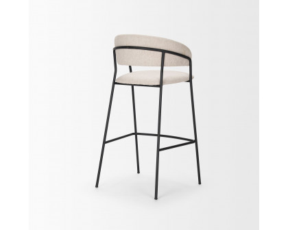 Mercana Carolyn 40" Counter Stool - Oatmeal