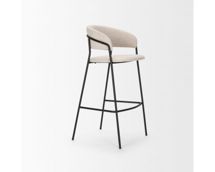 Mercana Carolyn 40" Counter Stool - Oatmeal