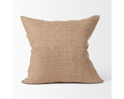 Mercana Jacklyn Linen Square Decorative Pillow Cover - Brown, Square