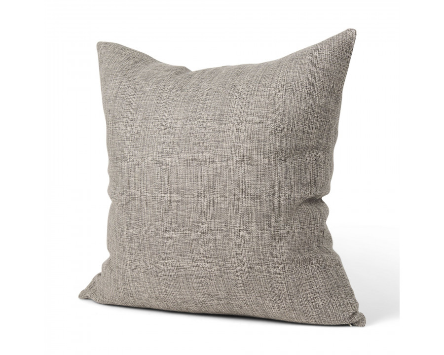 Mercana Jacklyn Linen Square Decorative Pillow Cover - Gray, Square