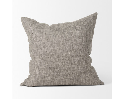 Mercana Jacklyn Linen Square Decorative Pillow Cover - Gray, Square