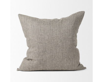 Mercana Jacklyn Linen Square Decorative Pillow Cover - Gray, Square