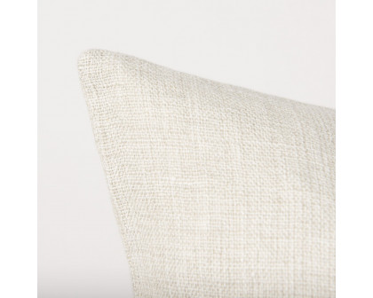 Mercana Jacklyn Linen Square Decorative Pillow Cover - Cream, Square