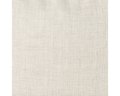 Mercana Jacklyn Linen Square Decorative Pillow Cover - Cream, Square