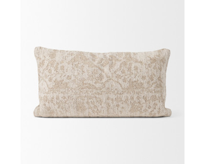 Mercana Khloe Lumbar Pillow Cover - Cream/Beige