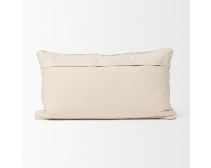 Mercana Khloe Lumbar Pillow Cover - Cream/Beige