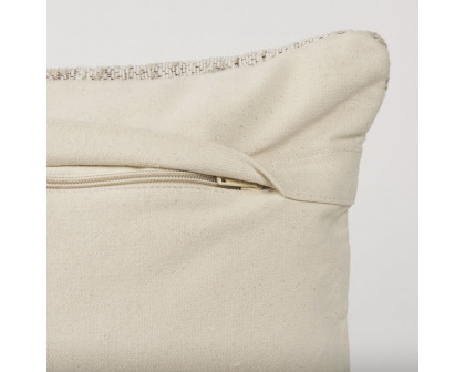 Mercana Khloe Lumbar Pillow Cover - Cream/Beige