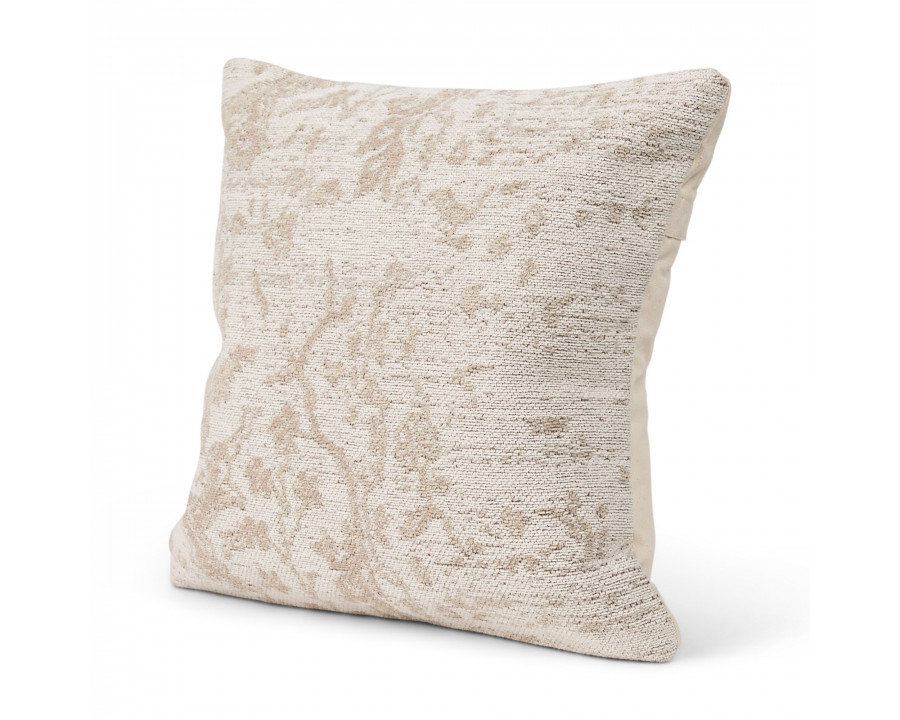 Mercana Khloe Square Pillow Cover - Cream/Beige