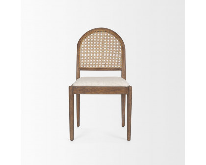 Mercana - Elle Dining Chair in Brown, Wood