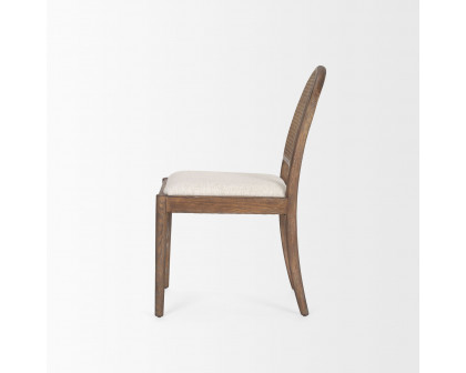 Mercana - Elle Dining Chair in Brown, Wood