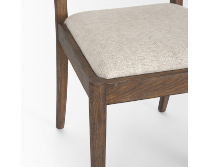 Mercana - Elle Dining Chair in Brown, Wood