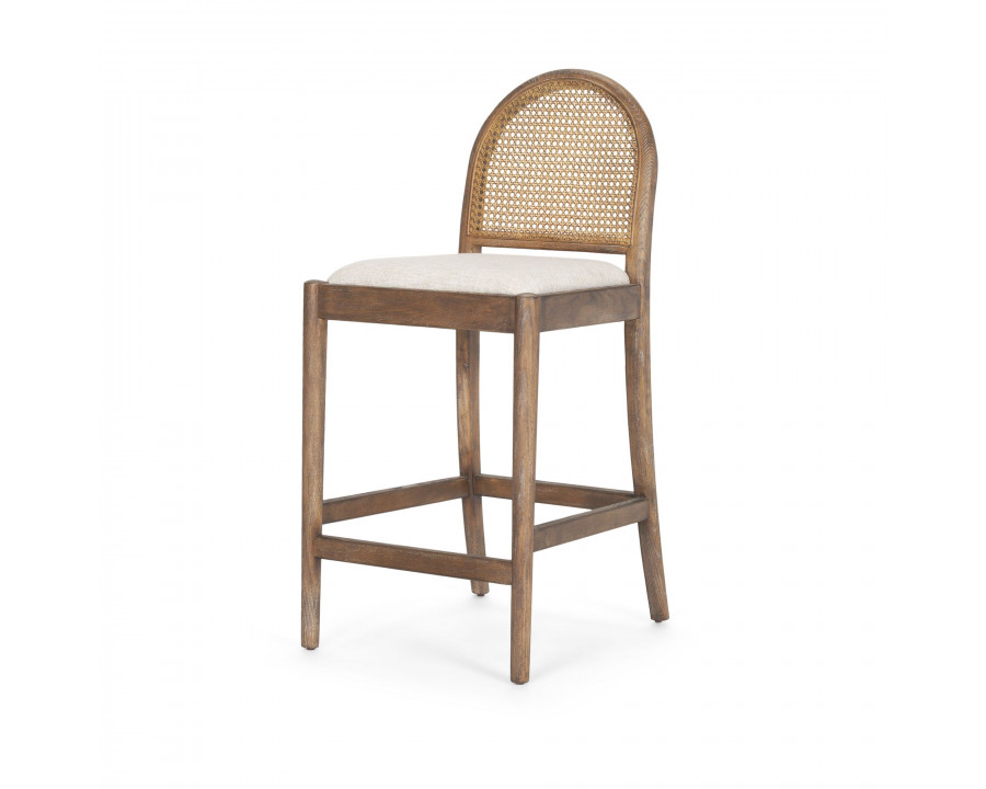 Mercana - Elle Counter Stool in Brown, Wood