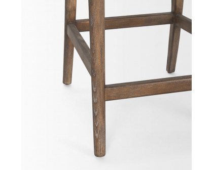 Mercana - Elle Counter Stool in Brown, Wood